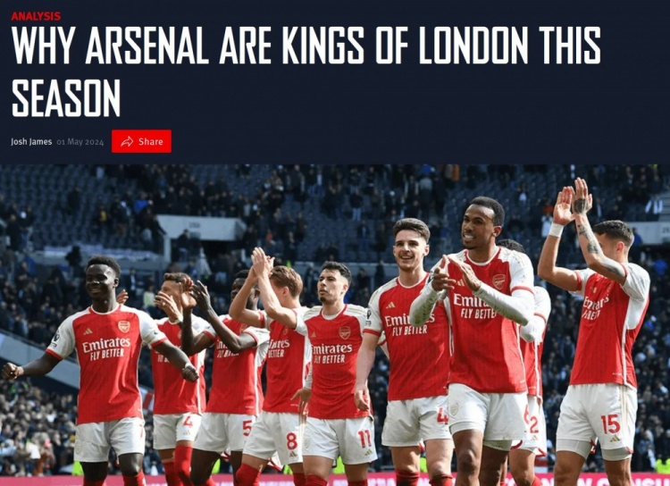  阿森纳客场二比一险胜热刺延续北伦敦德比优势  